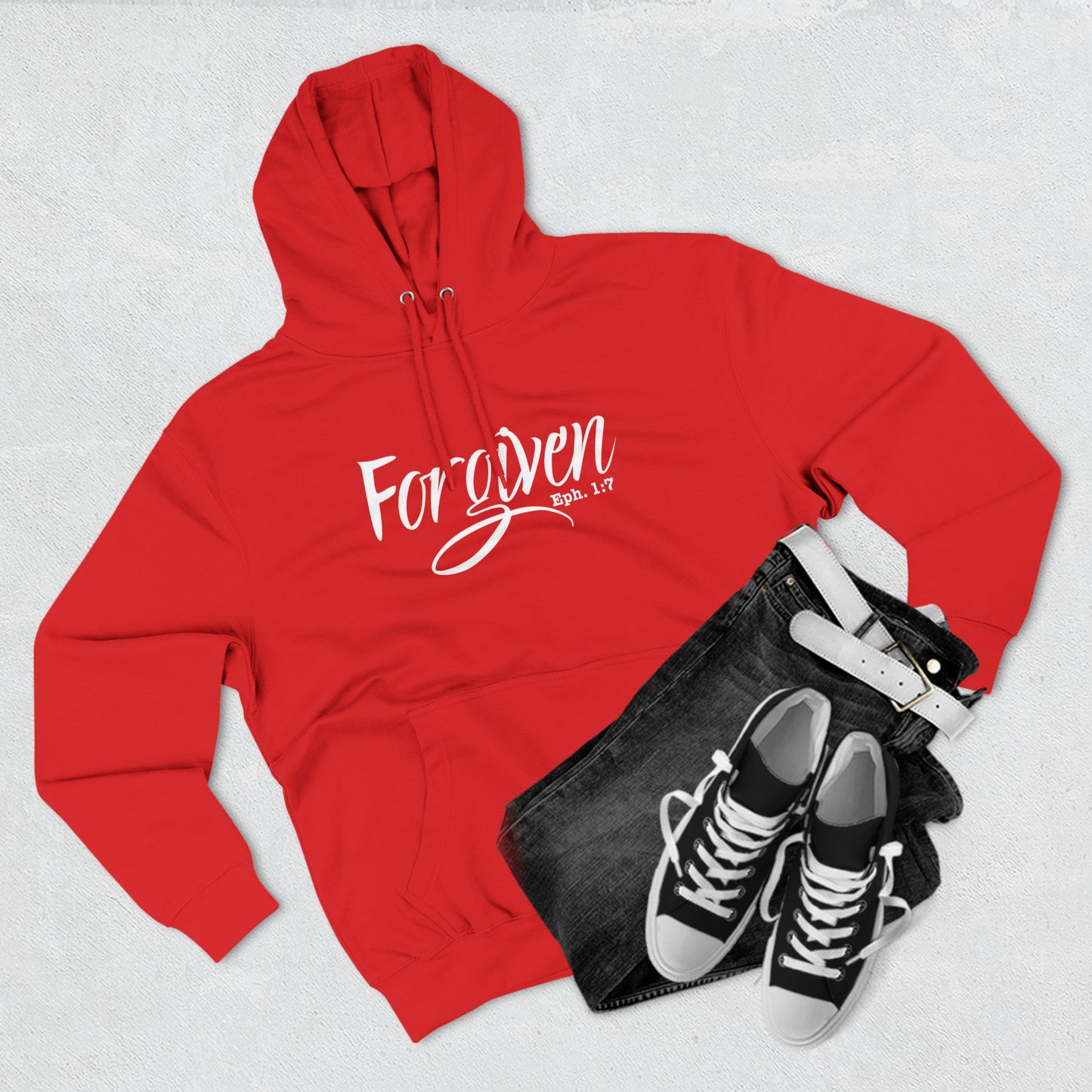 Forgiven Ephesians 1:7 Hoodie