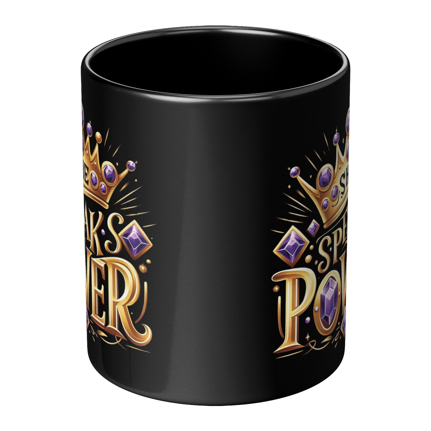 She Speaks Power Crown Mug