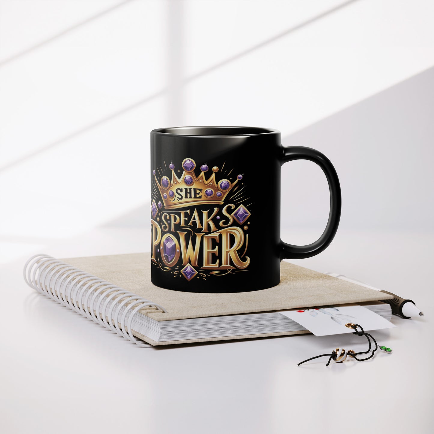 She Speaks Power Crown Mug