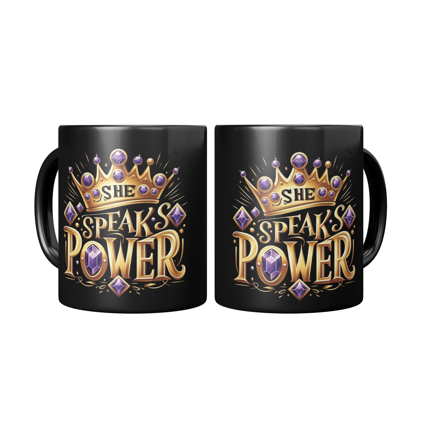 She Speaks Power Crown Mug