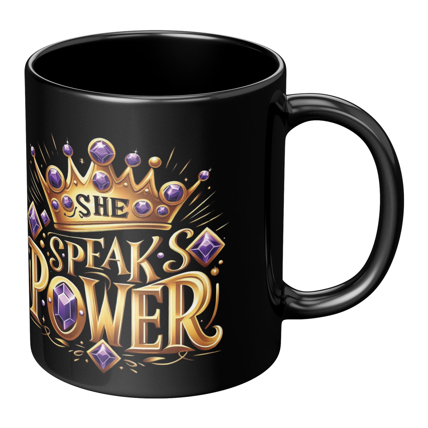 She Speaks Power Crown Mug